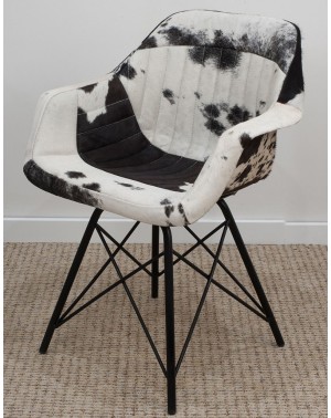 Krzesło z obiciem skórzanym M-11717