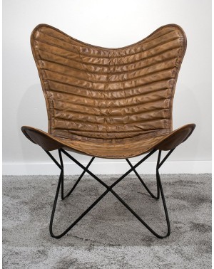 Fotel wypoczynkowy 3 " Butterfly Chair Brown"