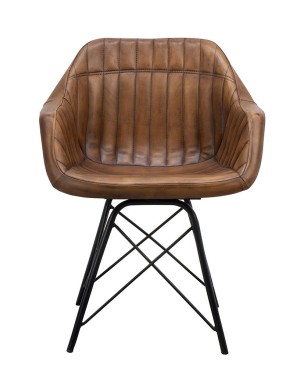 Krzesło z obiciem skórzanym M-17669