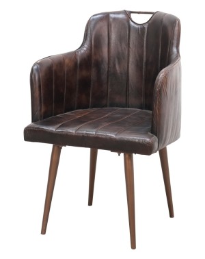 Krzesło z obiciem skórzanym HD-9578 OM