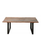 Stół drewniany Iron Natural 180x77x90