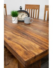 Stół drewniany jadalniany 200/280 PU Brown