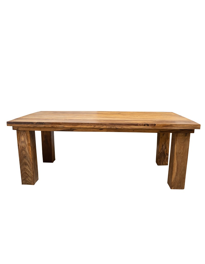 Stół drewniany jadalniany 160/240 PU Brown