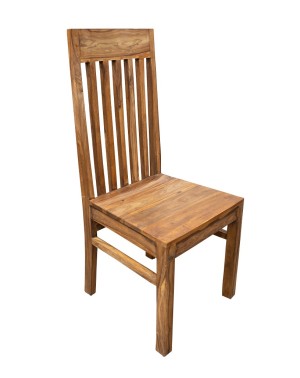 Krzesło z palisandru PU Brown