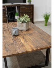 Stół drewniany Iron Natural 180x77x90