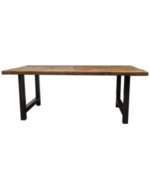 Stół drewniany postarzany Iron Natural Akacja 200x100x77