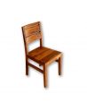 Krzesło z drewna Spring PU light