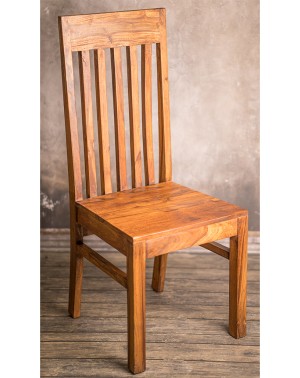 Krzesło z palisandru PU Brown Palisander