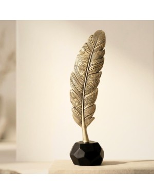 Złota dekoracja - pióro - 30,7 cm - 43933fjh 2
