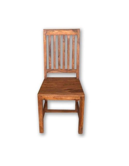 Krzesło drewniane PU Brown Palisander
