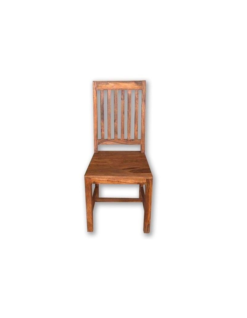 Krzesło drewniane PU Brown Palisander